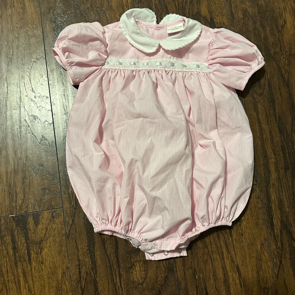 Lullaby Set Pink Gingham Ribbon Bubble